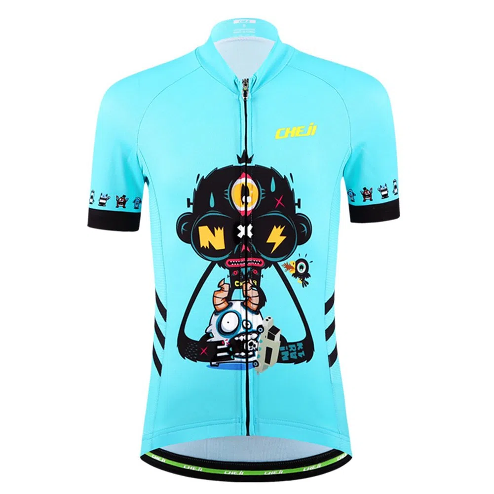 Traje de Ciclismo Maillot de Ciclismo Niños Manga Corta Transpirable o Shorts con Asiento Acolchado