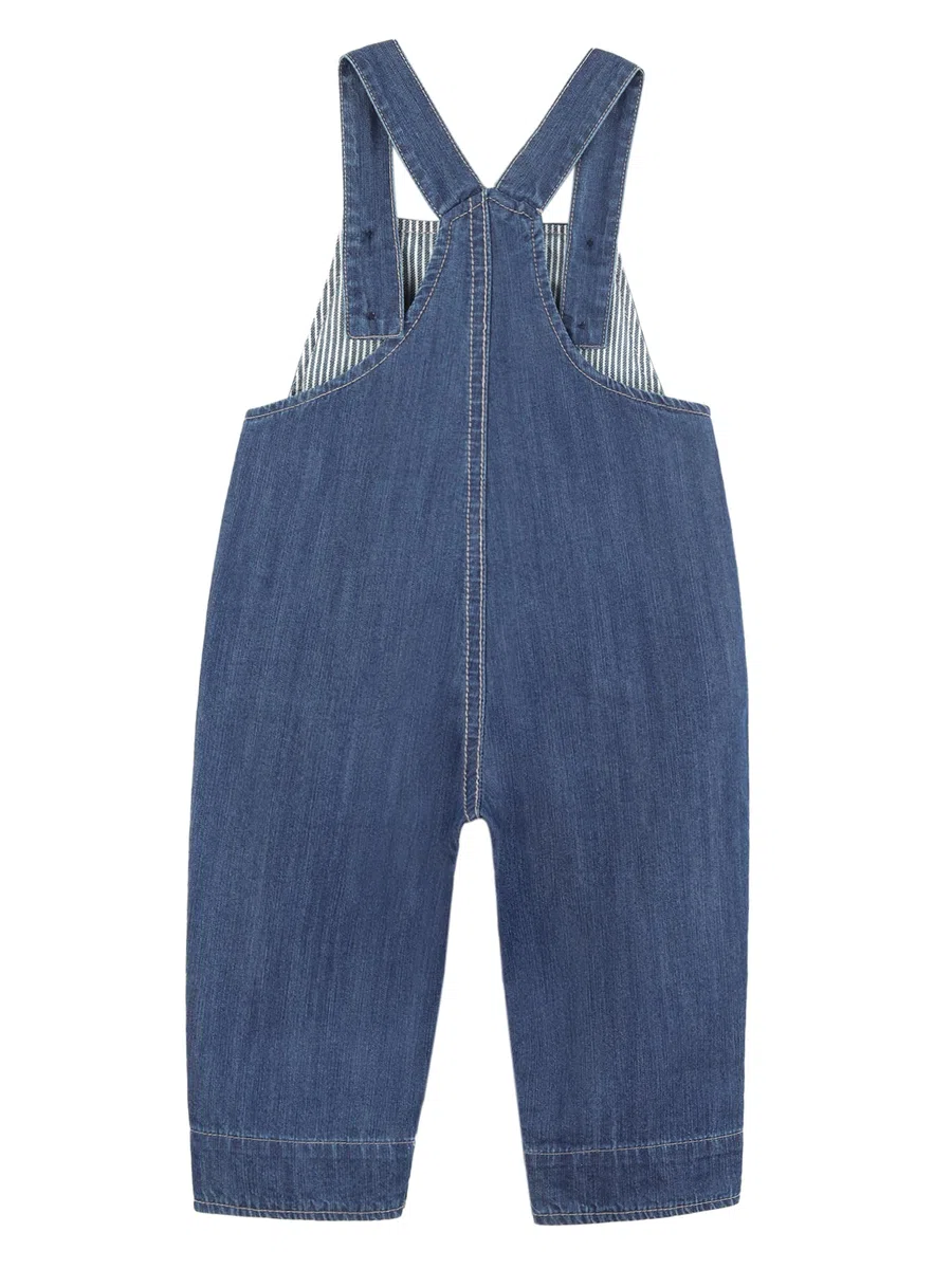 Bebé Niños Niñas Denim Pantalones de Peto Pantalón de Peto Vaqueros Overol Jeans con Tirante Algodón Suave Delgado para Primavera Verano - Cartoon Diseño Talla 56/62/68/74/80/86