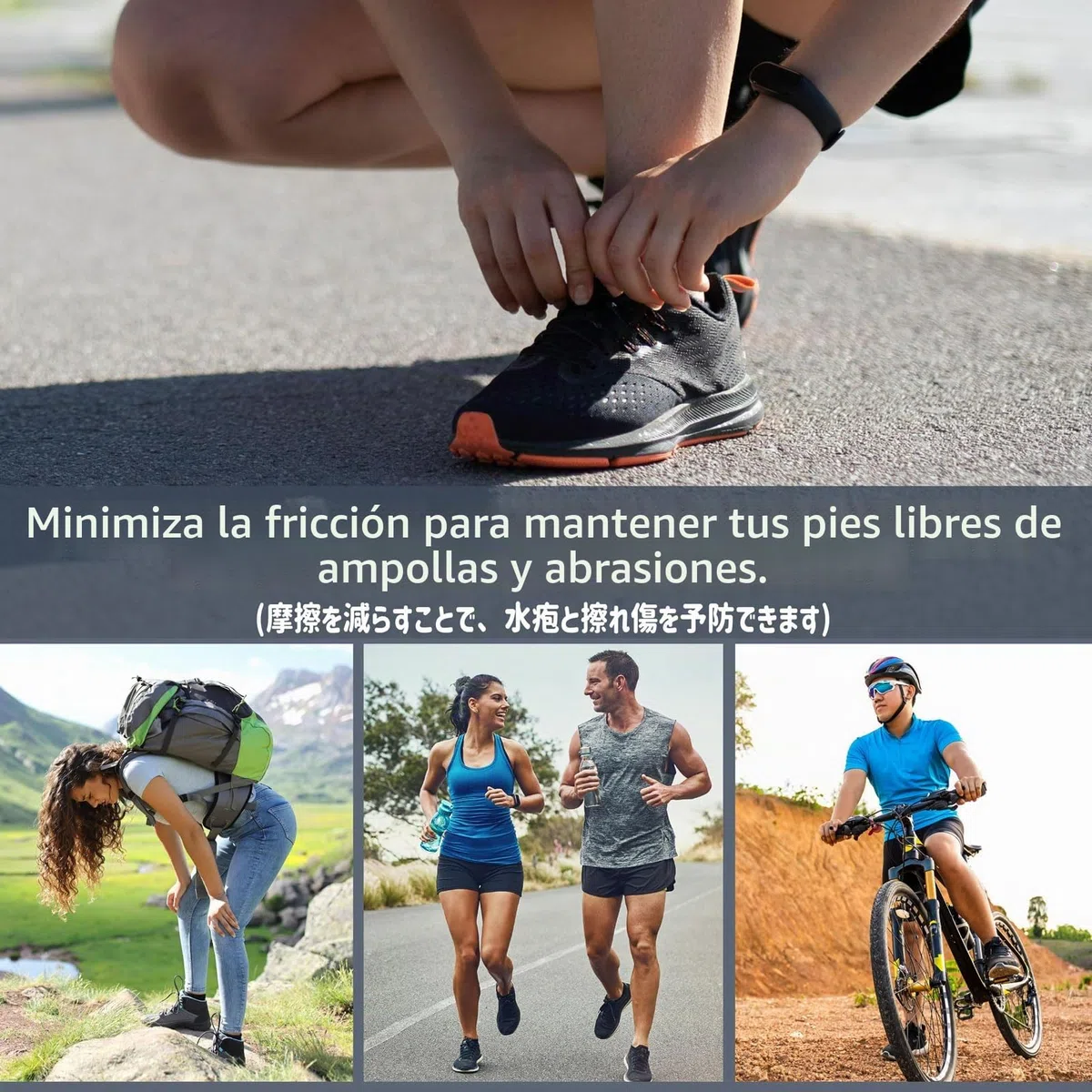 Azarxis Calcetines deportivos de cinco dedos para correr para mujeres y hombres, calcetines de corte bajo hasta el tobillo, calcetines de un cuarto de punto, 3 pares
