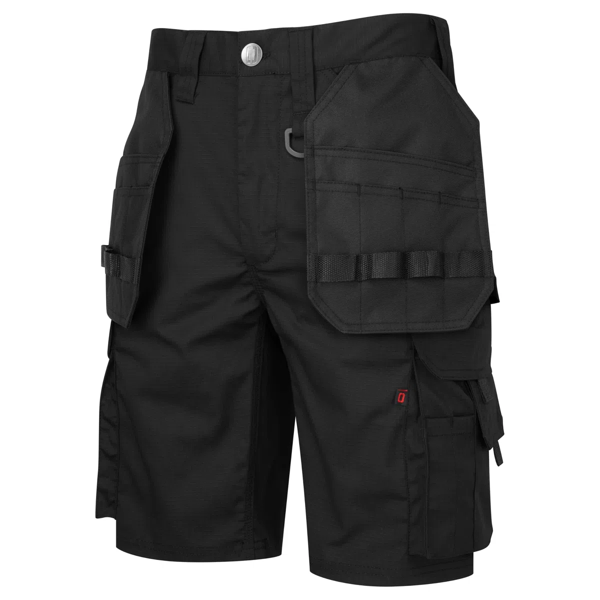 Pantalón Corto De Trabajo para Hombre - Slim Fit - Pantalón Cargo De Trabajo Tejido Ripstop Elástico Multibolsillos Cordura Cremallera YKK - Bevel Pro