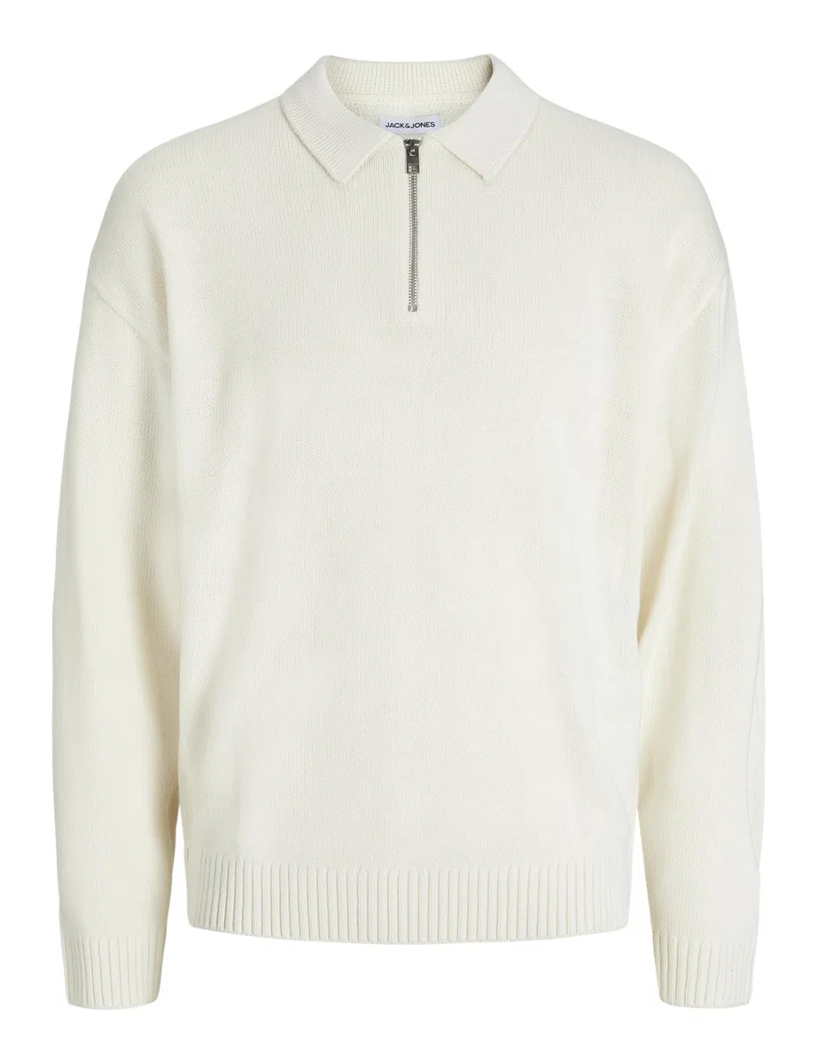 JACK & JONES Jjeurban Jack Knit Polo LS Ln para Hombre