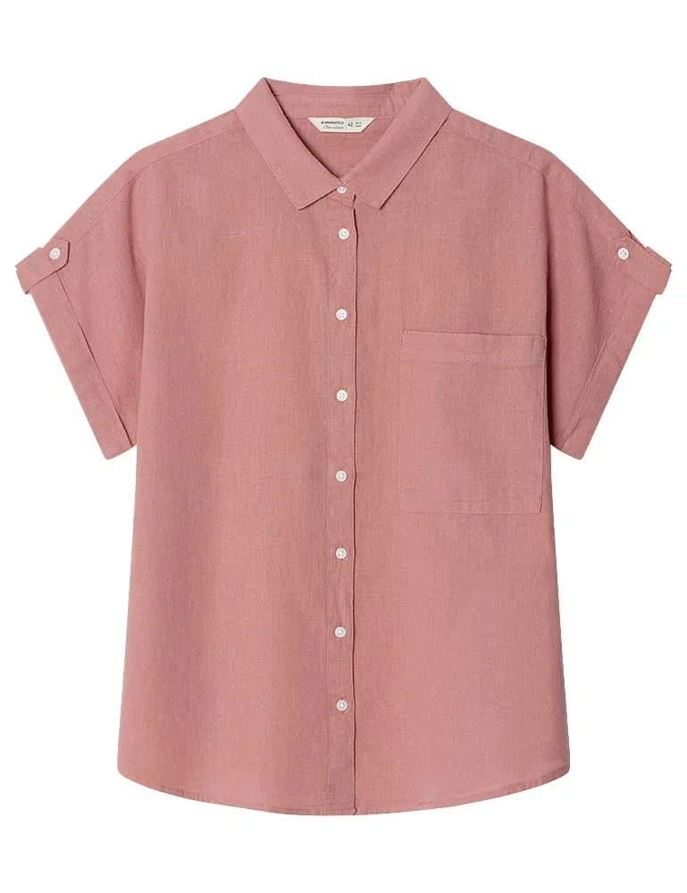 Springfield S/S Open Shirt Shirt Mujer