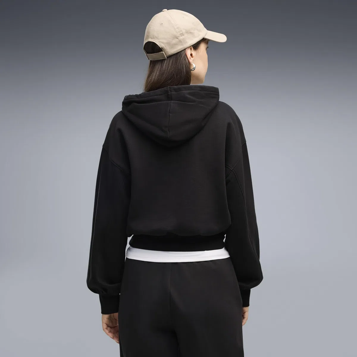 PUMA Sudadera con Capucha Holgada Her de Felpa Mujer