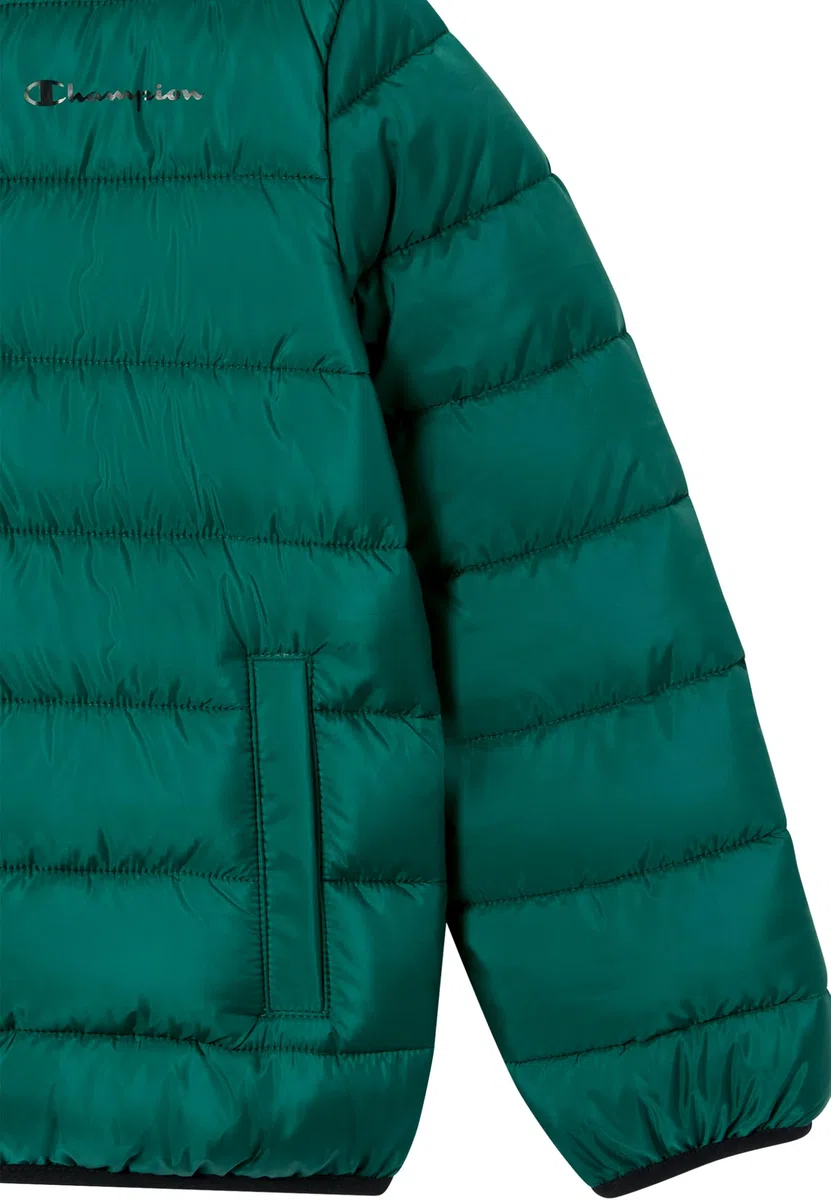 Champion Legacy Boys Chaqueta, Verde, M para Niños
