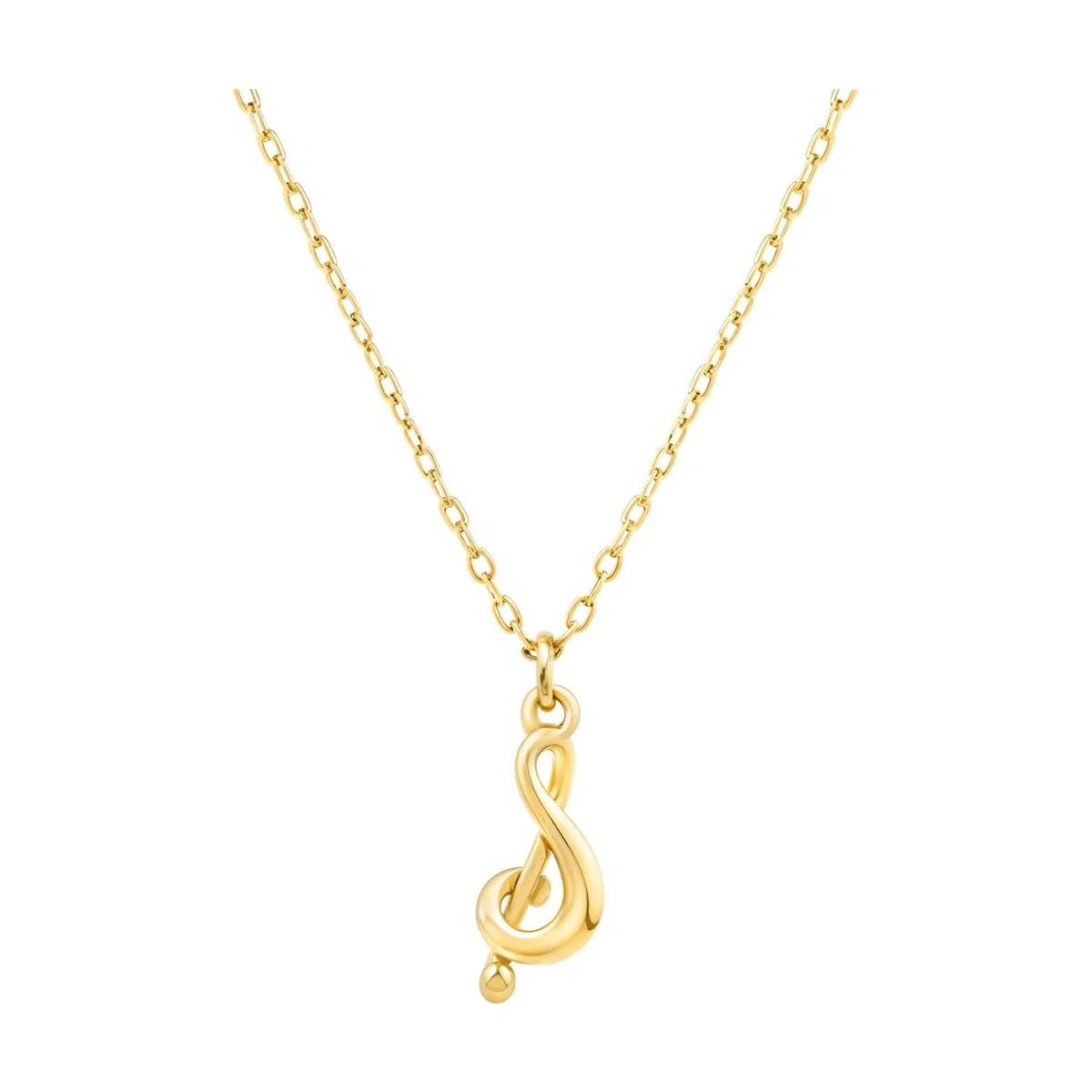 Sofia Milani - Collar para Mujeres en Plata de Ley 925 - Colgante de Música Clave de Sol