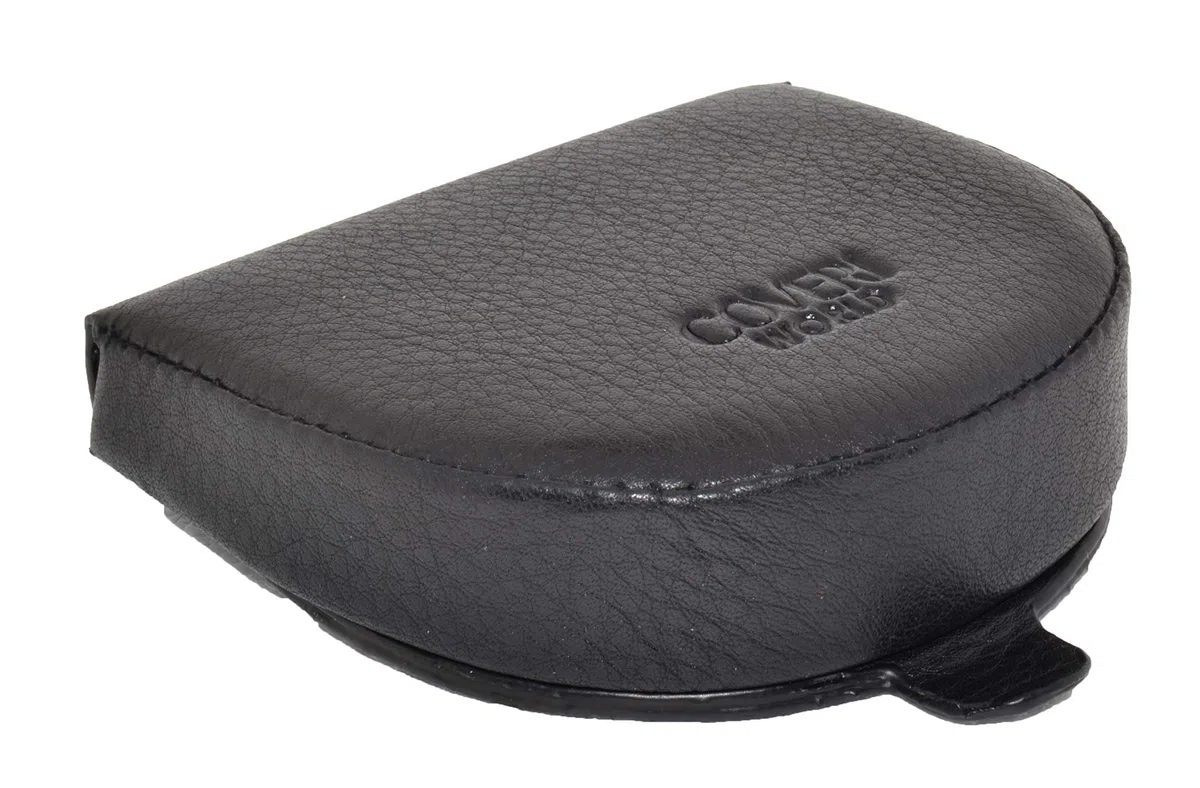COVERI, Monedero, Hombre, real cuero Negro -
