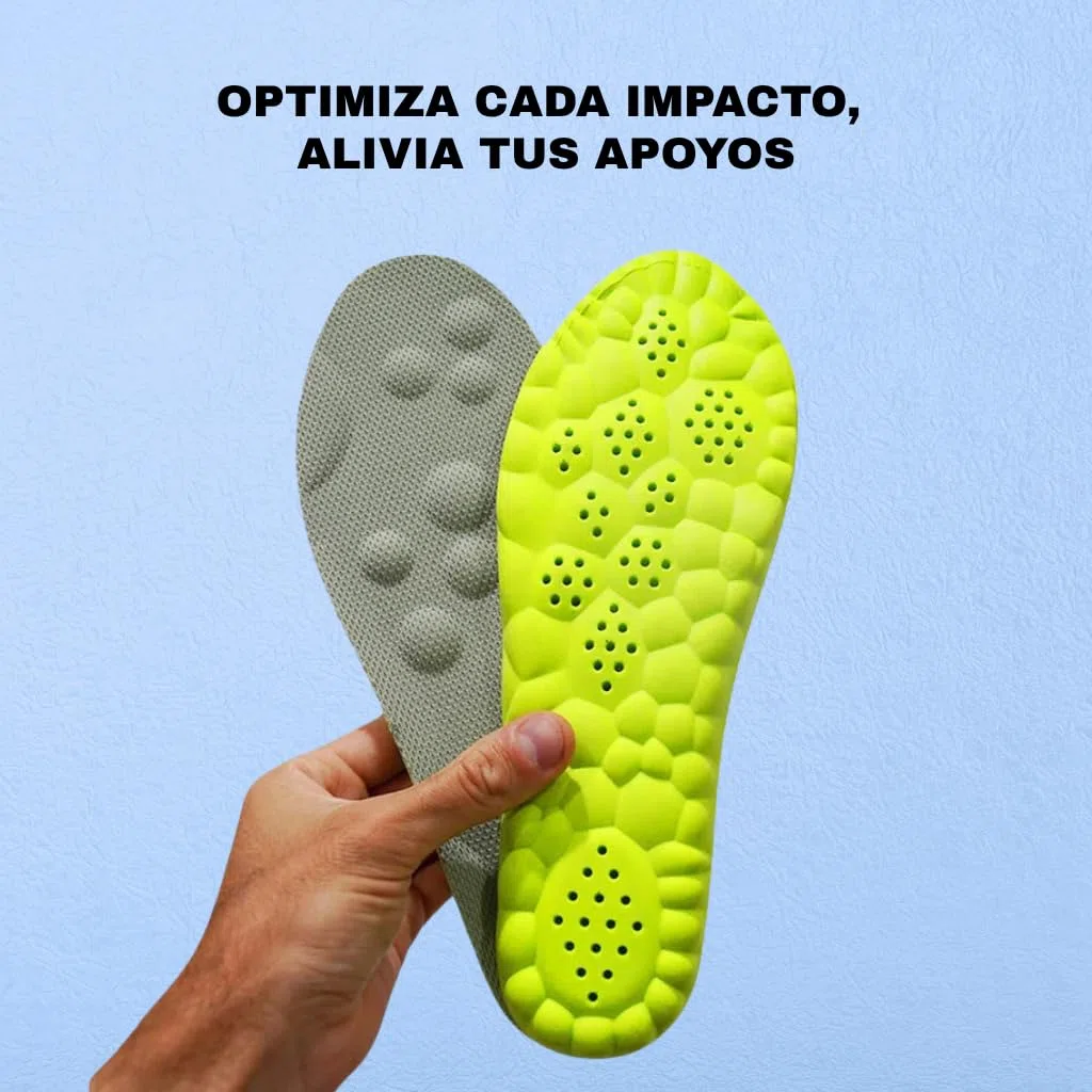 La plantilla deportiva acolchada de alta densidad mejora la sujeción lateral, es personalizable y aumenta la estabilidad y la comodidad en la pista. (35-36)