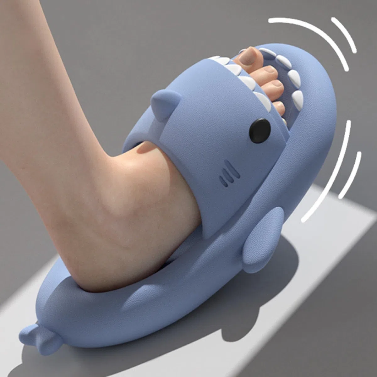 Chanclas Tiburon Mujer Hombre Shark Slippers Zapatillas Tiburón Comodas Sandalias Forma de Pez Adulto Unisex Talla EU 36-47