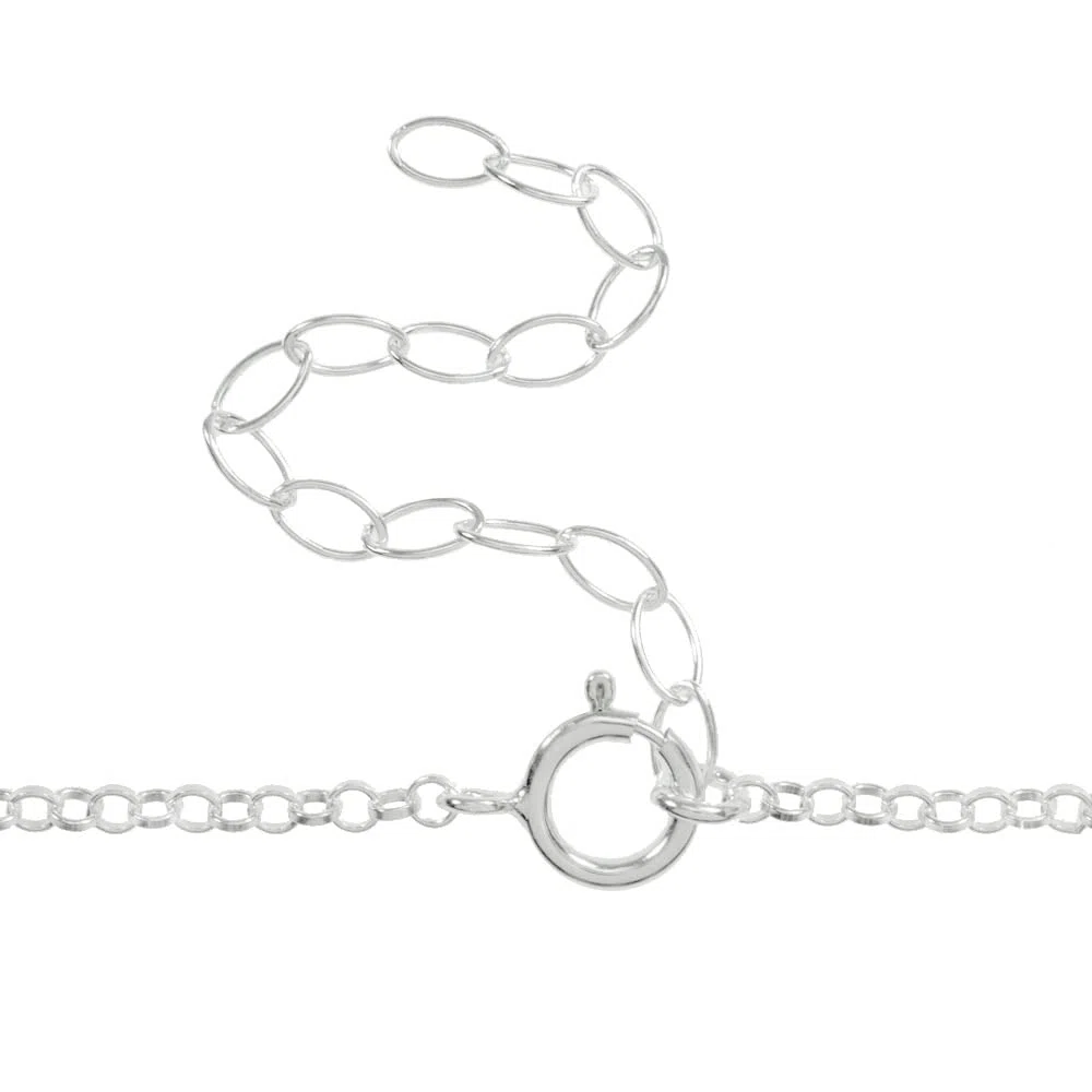 Pulsera huella con nombre de perro personalizado de Plata 925 - Pulsera perro personalizada - Pulsera nombre de perro Plata 925