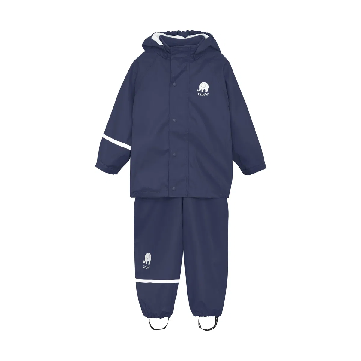 Celavi Celavi Rainwear Set CeLaVi Conjunto básico de ropa de lluvia - PU sólido Unisex niños (Pack de 1)