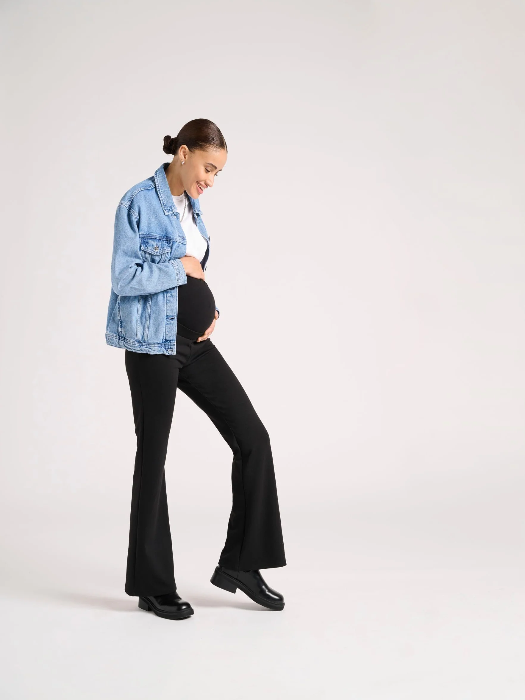 ONLY MATERNITY Olmfever - Pantalones Elásticos - Pantalones Mujer