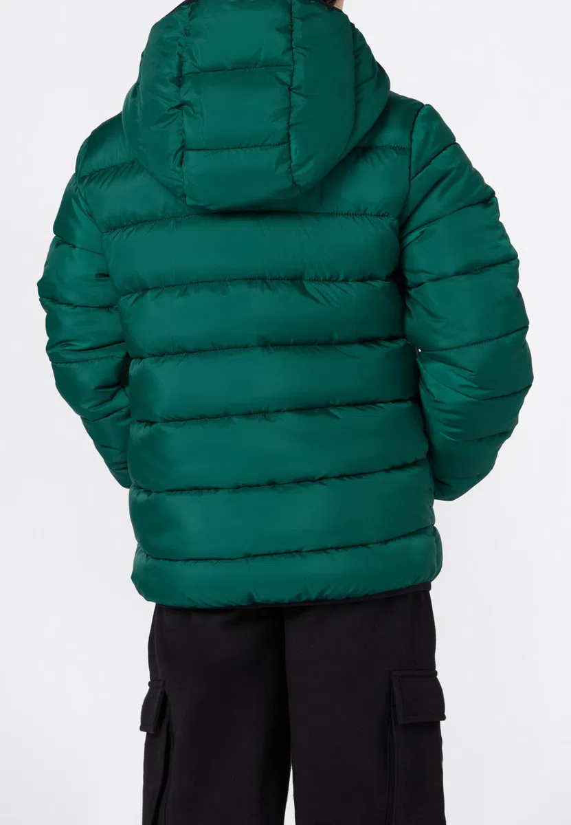 Champion Legacy Boys Chaqueta, Verde, M para Niños