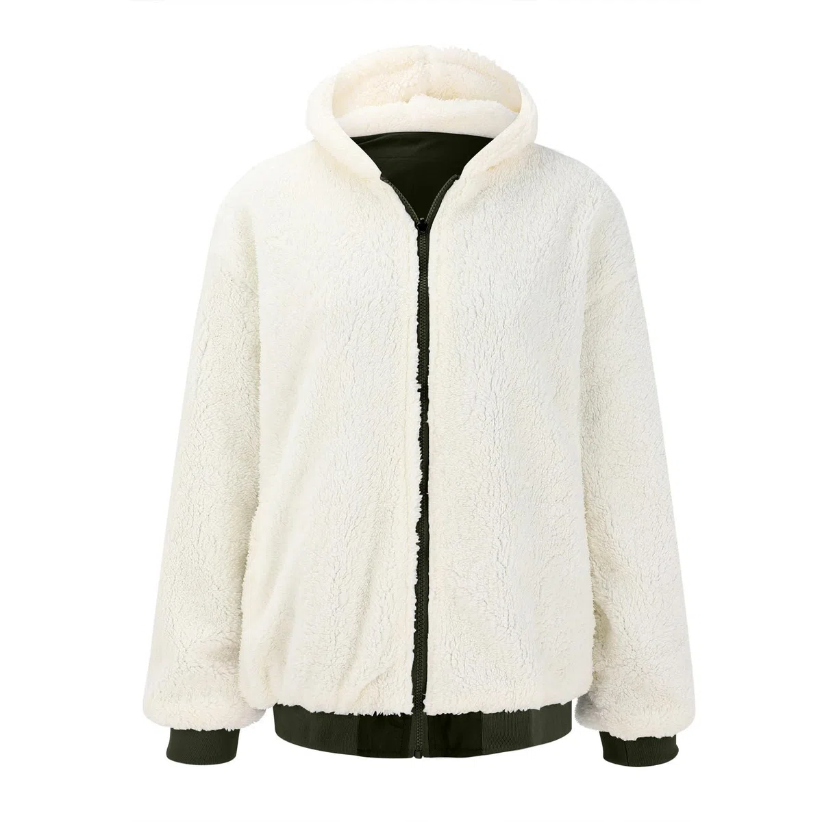 Genérico Abrigos De Invierno Para Mujer Chaqueta Con Capucha De Piel Sintética Cálido Acolchada Cortavientos Con Bolsillos Parkas Impermeable Termica Ropa Para El Frio Extremo
