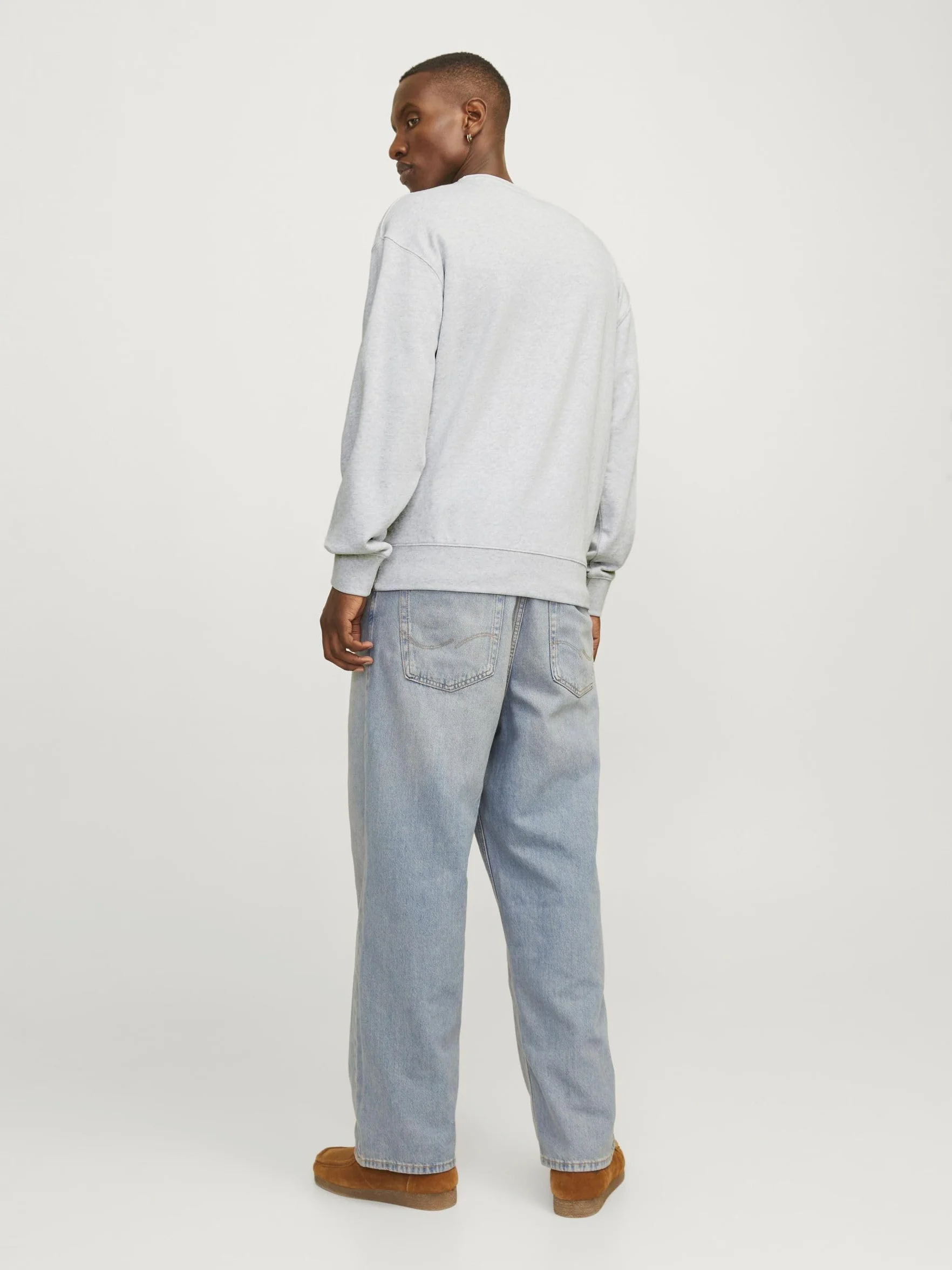 JACK & JONES Men's Jjebasic Sweat Crew Neck Noos Sweatshirt