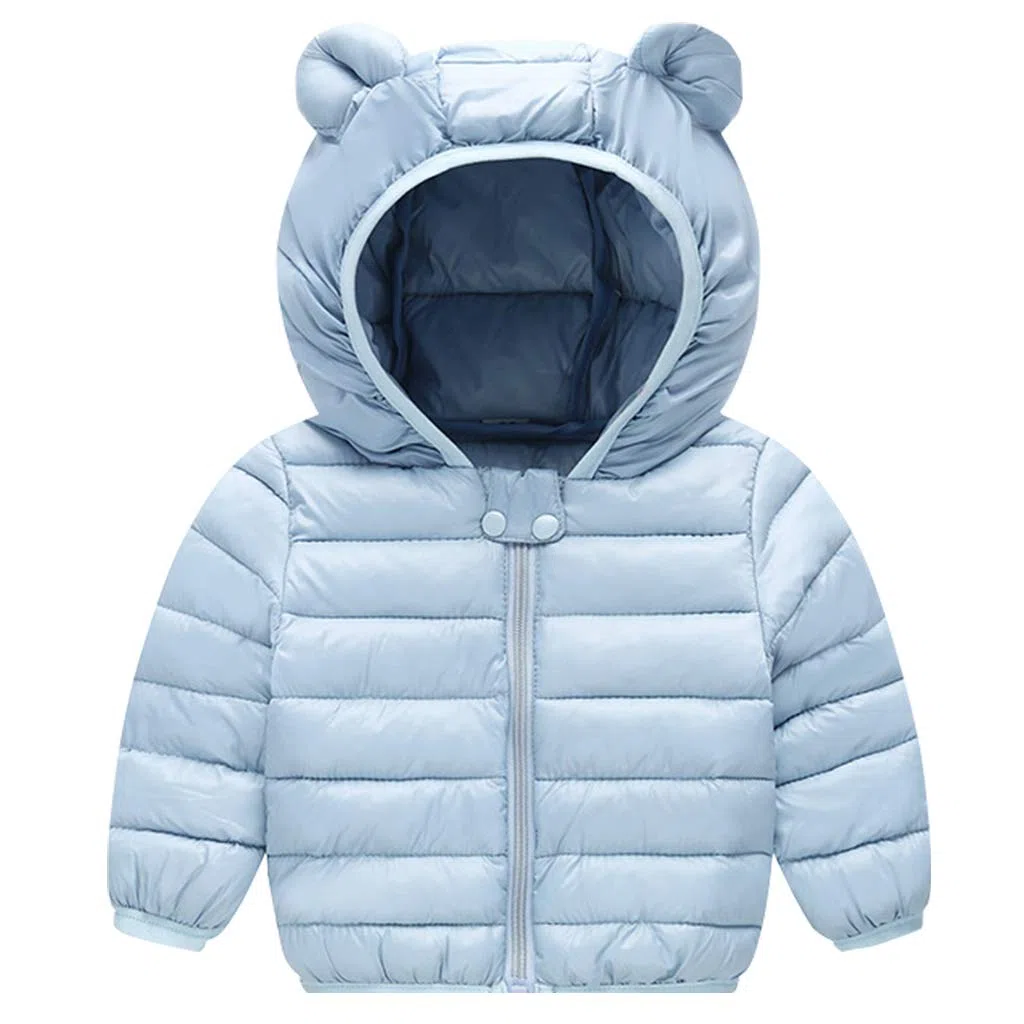JiAmy Bebé Chaqueta Invierno Abrigo con Capucha Ligero Trajes Ropa de Calle Acolchado 6 meses - 5 Años