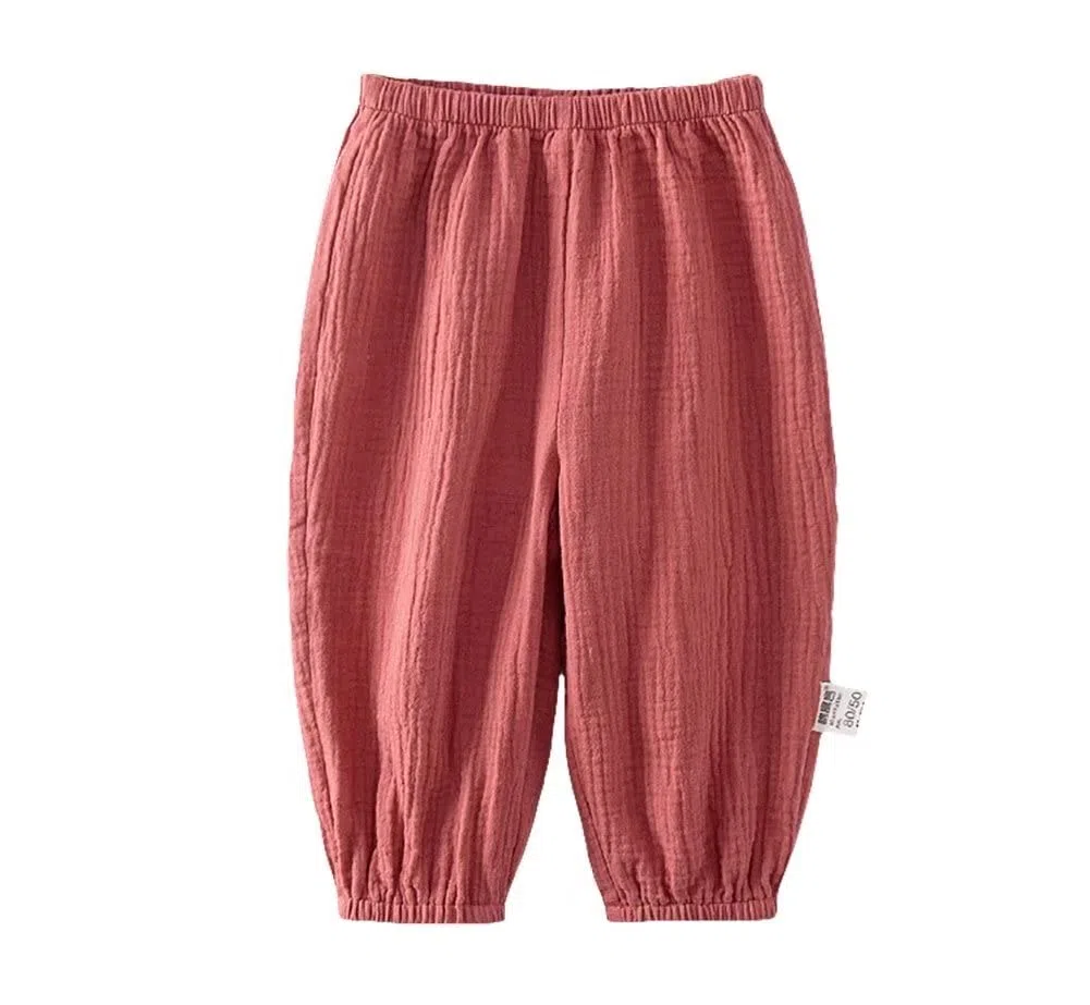 Pantalones largos ligeros para bebé, antimosquitos, algodón, pantalones climáticos, para niños y niñas, paquete de 2 unidades