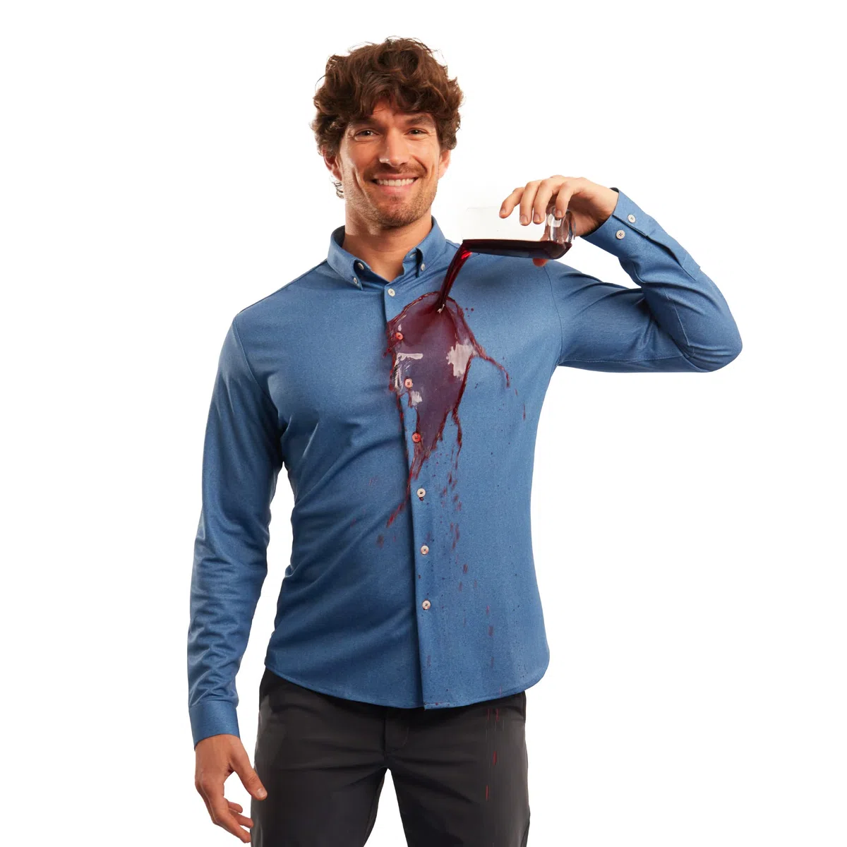 Camisa Denim Azul reciclada (M)