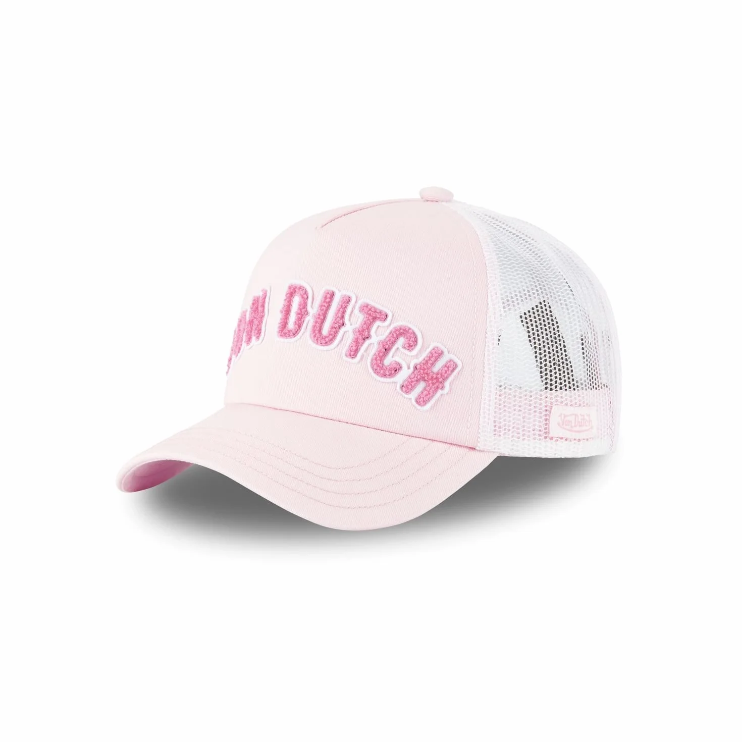 Von Dutch Gorra para Hombre y Mujer, Gorra Trucker Ajustable, Rosa, Talla única