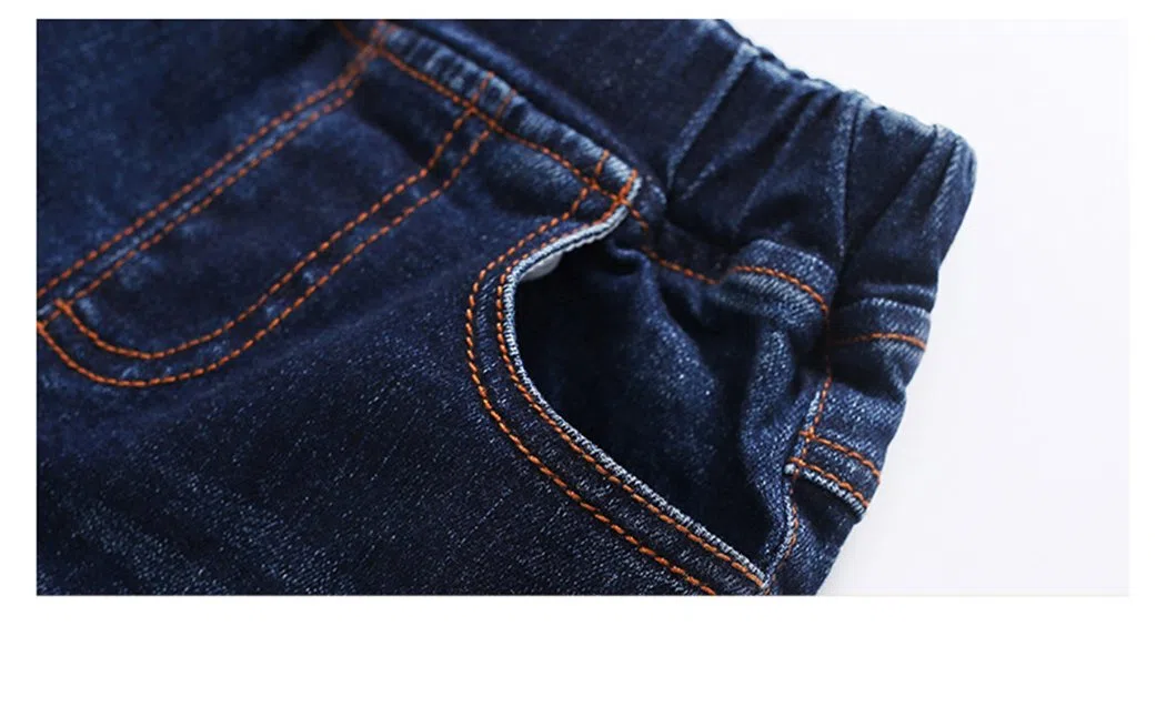 KIDSCOOL SPACE Vaqueros para bebé niña niño, Pantalones de Mezclilla Rasgados con Cintura elástica para niños pequeños