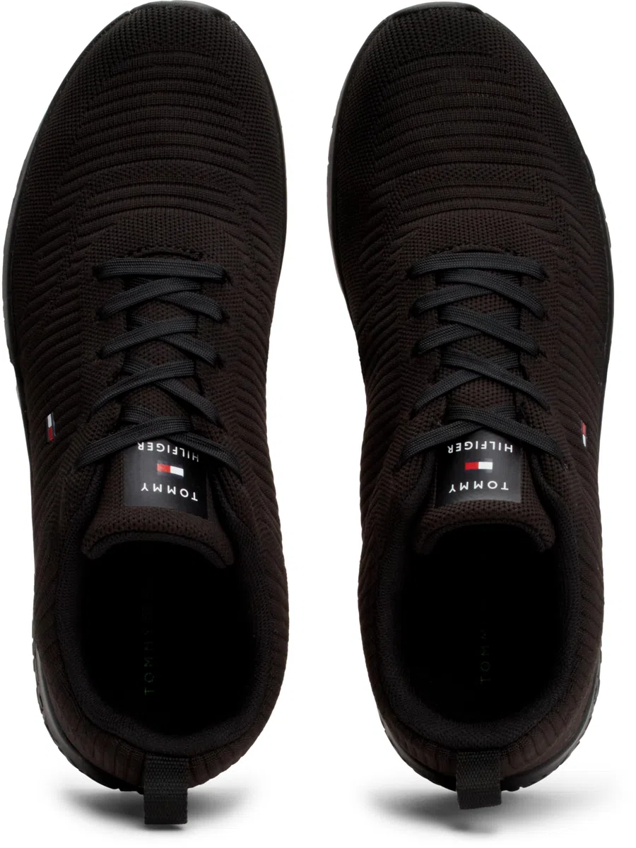 Tommy Hilfiger Hombre Sneaker Running Corporate Knit Rib Runner Zapatillas Deportivas