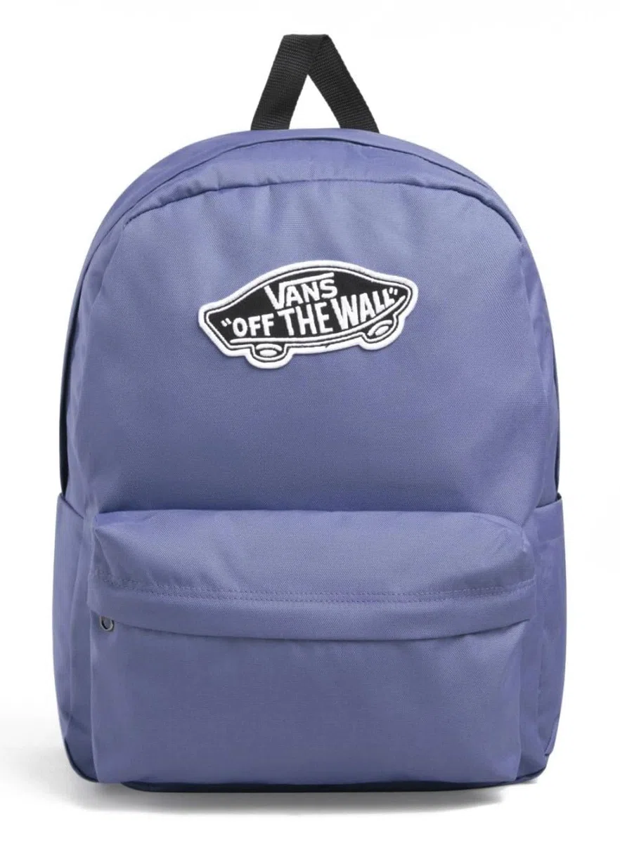 Vans Mochila Estilo Clásico Off The Wall, Color Violeta, Diseño Casual
