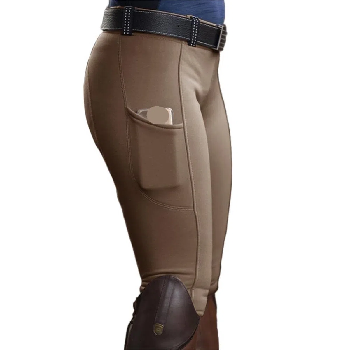 PantalóN De Montar A Caballo Pantalones de equitación elásticos de Cintura Alta for Mujer y Hombre