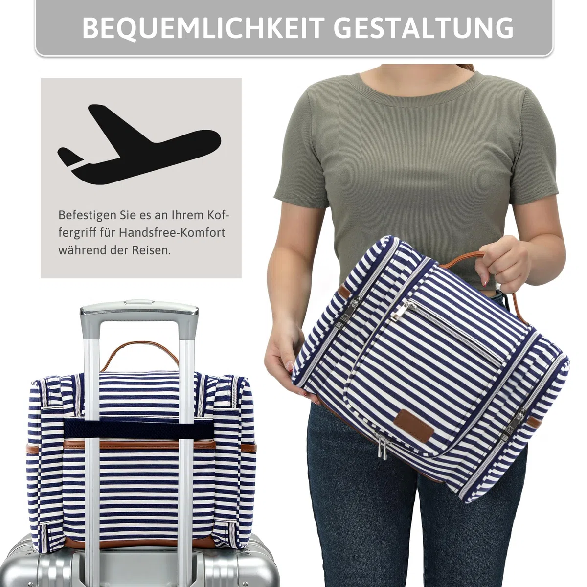 Neceser para Colgar para Hombres y Mujeres Bolsa de Maquillaje Impermeable para el baño Ducha champú Organizador Neceser con Gancho para Colgar | Bolsa de lavado, organizador de maquillaje con gancho y asa, bolsa impermeable para mujer, viaje