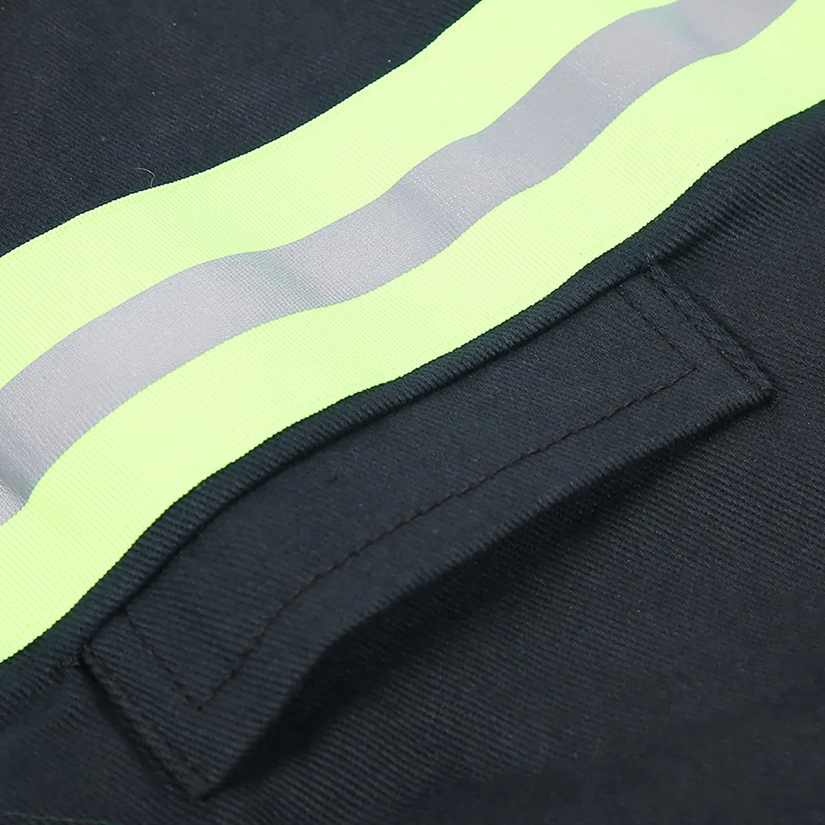 FILFEEL el Traje de Ropa Ignífuga Incluye Abrigo Y Pantalones, Mono de Combate Reflectante de Protección para Bomberos a Prueba de Calor (-20 ° C a + 200 ° C Entorno de Trabajo)(L)