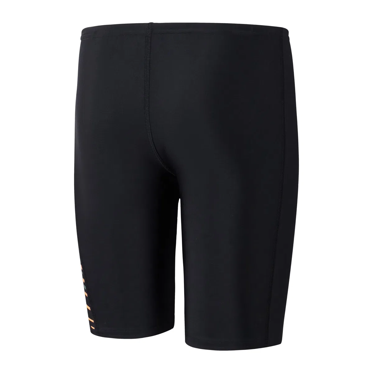 Speedo Traje de baño Plastisol Placement Jammer para niños, color negro y verde