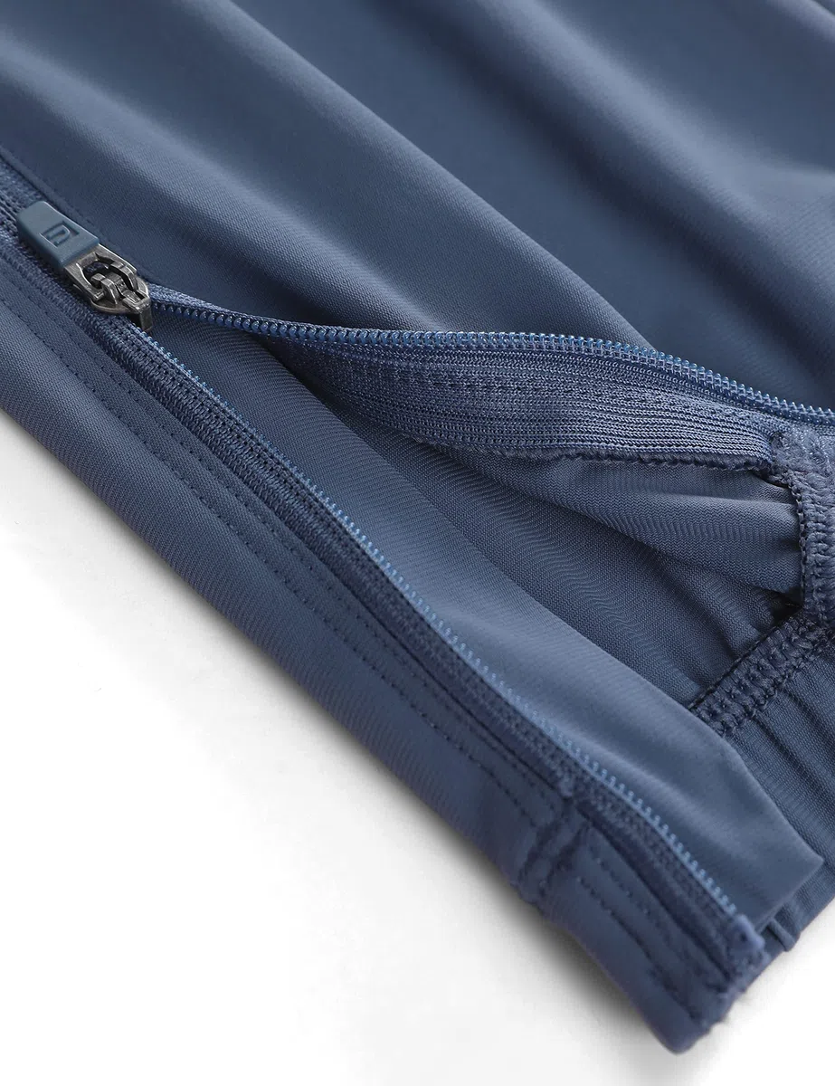 CRZ YOGA Athletic Joggers para Hombre Ligero Ejecutar Formación Pantalones con Bolsillos con Cremallera y Cremalleras de Tobillo 29"
