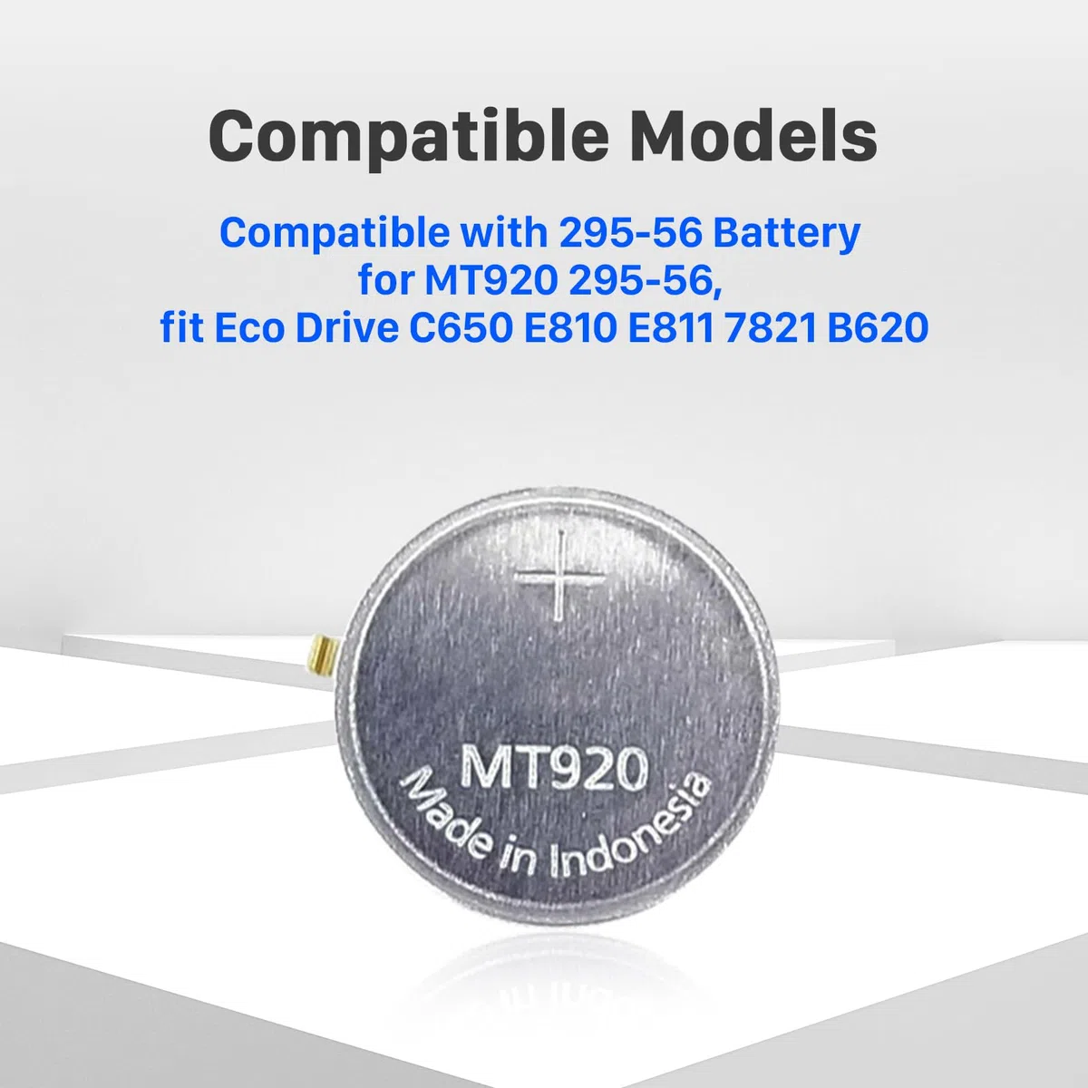 Para Citizen condensador 295-5600 batería MT920 295-56, apto para Eco Drive C650 E811 E810 B620 7821
