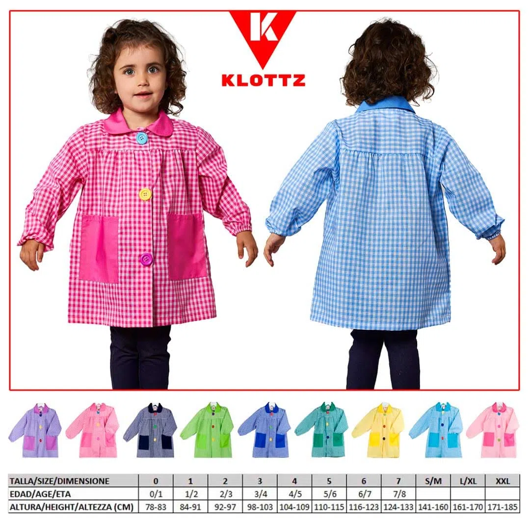 BABY MINNIE GUARDERIA BATA ESCOLAR Niñas