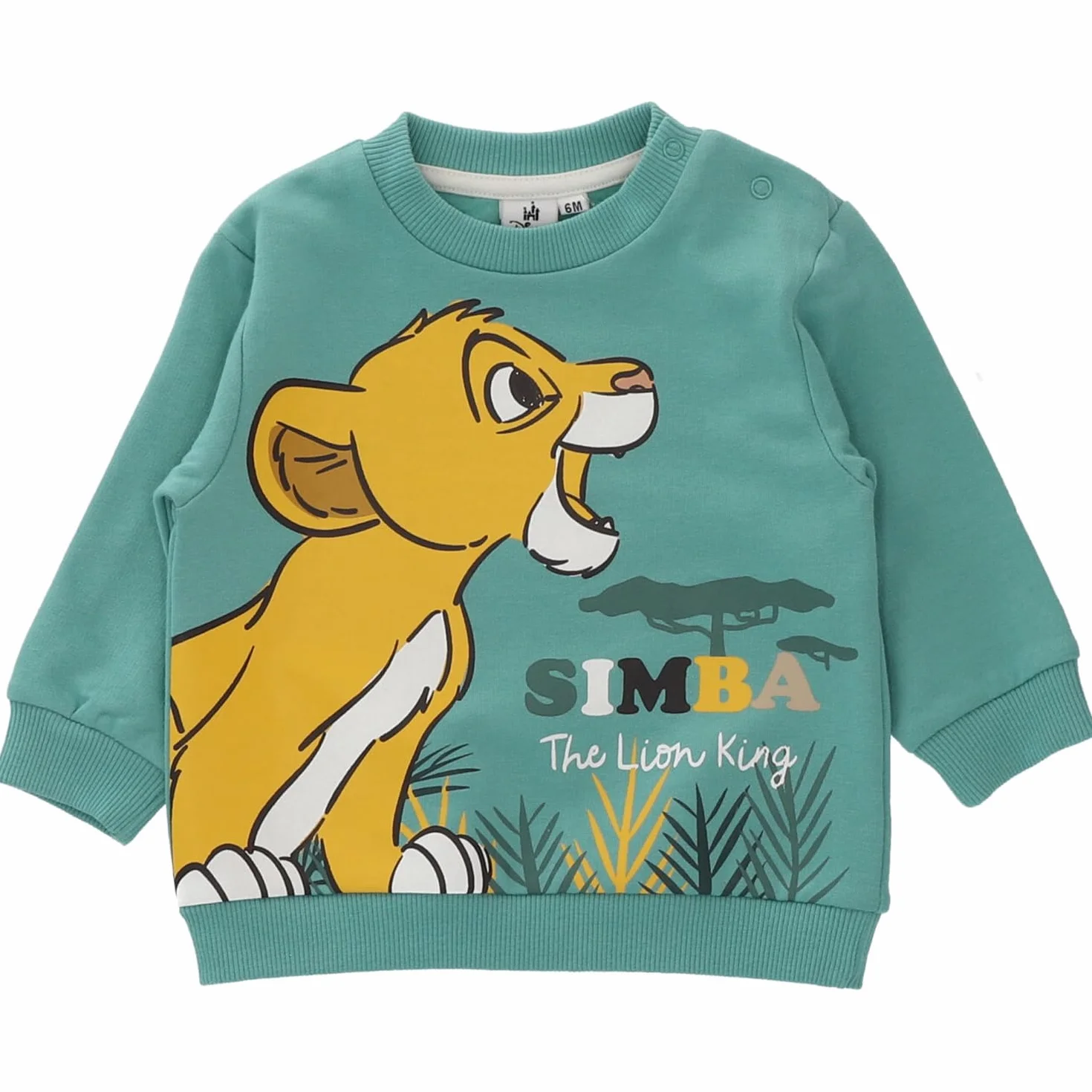 Disney Simba King Lion - Sudadera para bebé (100% algodón), color verde