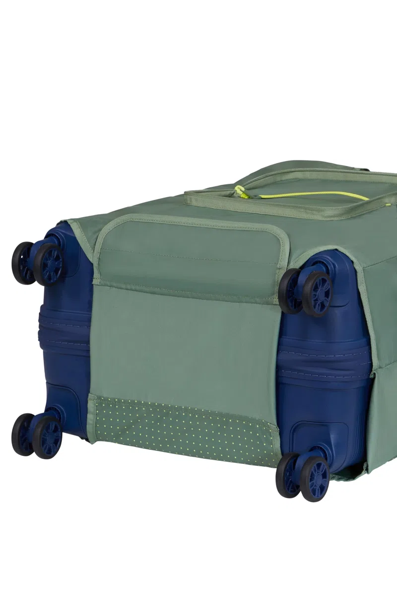 American Tourister - Funda para Maleta M, Cubierta de Maleta Plegable, Protección de Maleta de Viaje, 62 x 45 x 30 cm, Oliva/Lima