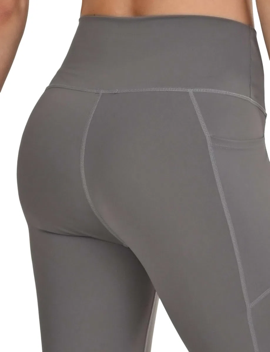 TCA Leggins Deportivos Mujer - Leggings Cintura Alta 7/8 - Mallas de Deporte Mujer con Control de Abdomen y 2 Bolsillos Laterales Abiertos - Mallas para Correr Gym Yoga Pilates y Entrenar