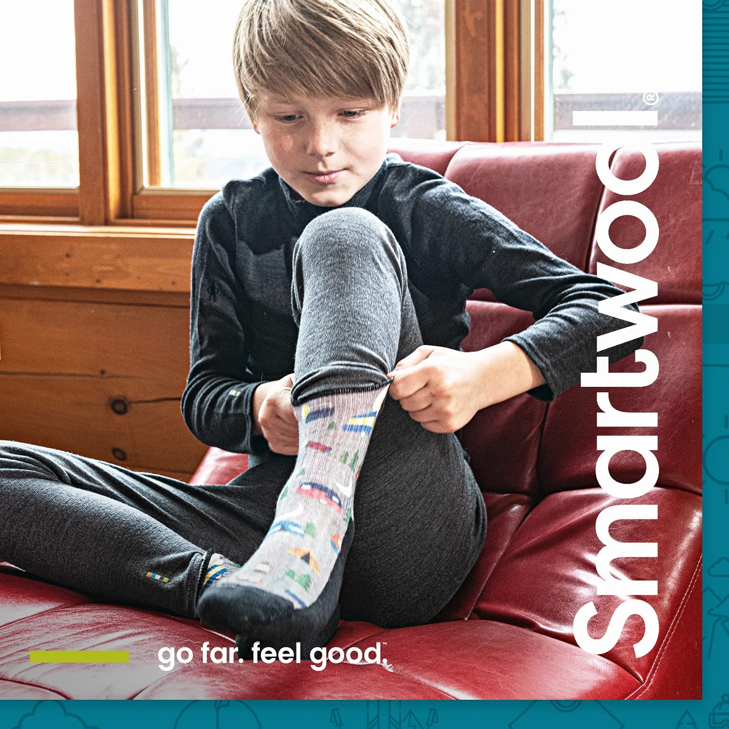 Smartwool Wintersport Full Cushion Yeti OTC Calcetines Unisex niños