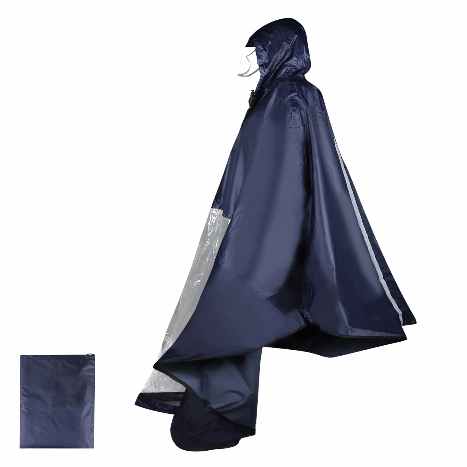 lalago Capa Lluvia, Poncho Impermeable, Capas de Ciclismo, Poncho de Lluvia Bicicleta, Poncho para Silla de Ruedas, Bicicletas de Montaña, Bicicletas Eléctricas