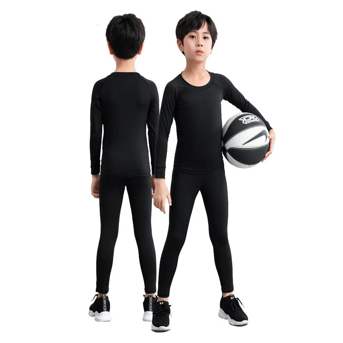 Conjunto de capa base térmica para niños, juego de compresión para niños, juego de compresión para niños