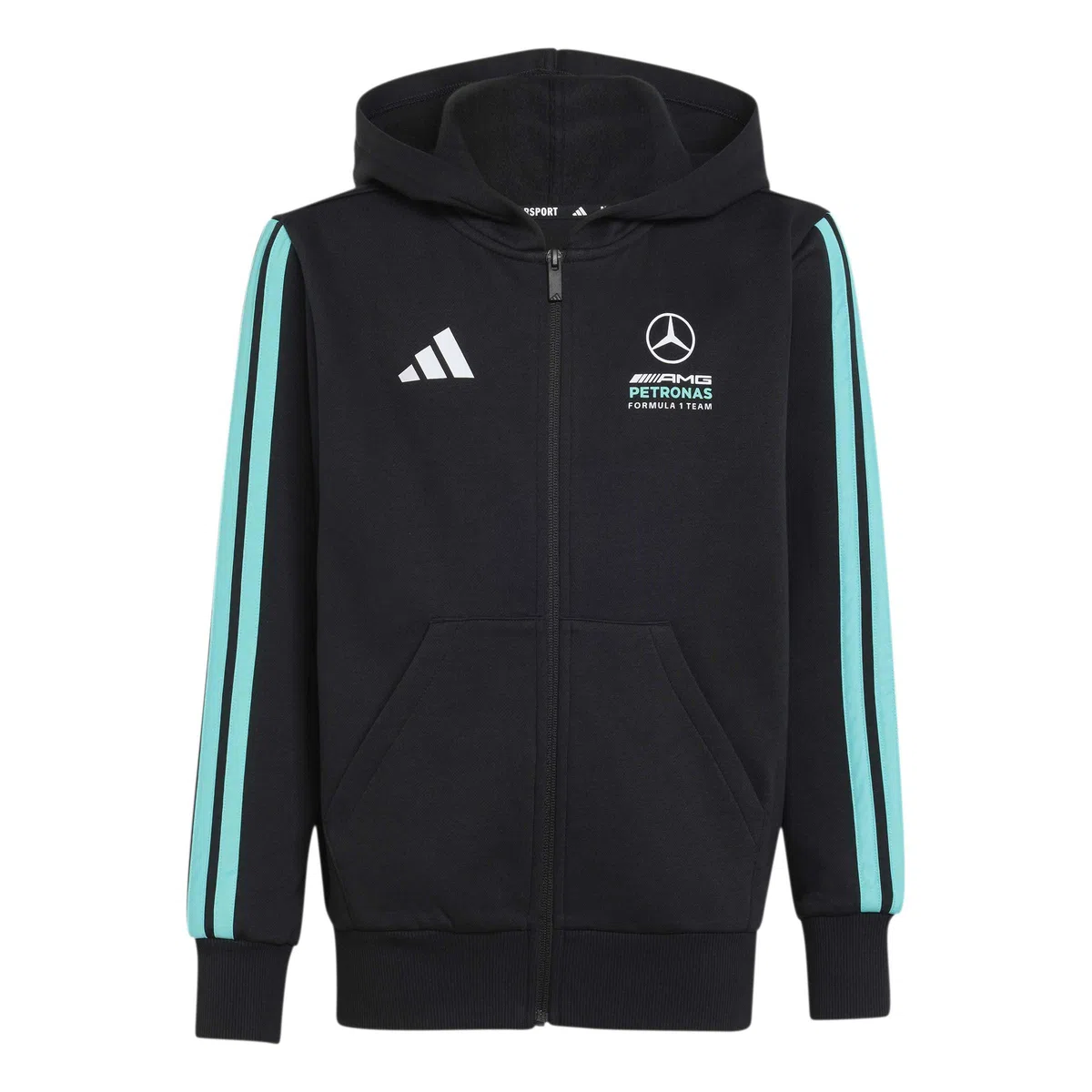 adidas Mercedes - Amg Petronas Formula 1 Team DNA Full Zip Hoody Hoodies Unisex niños