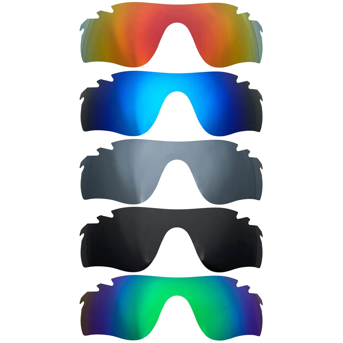 Lentes de repuesto para gafas de sol Oakley RadarLock Path/polarizadas de 1,5 mm/fáciles de instalar