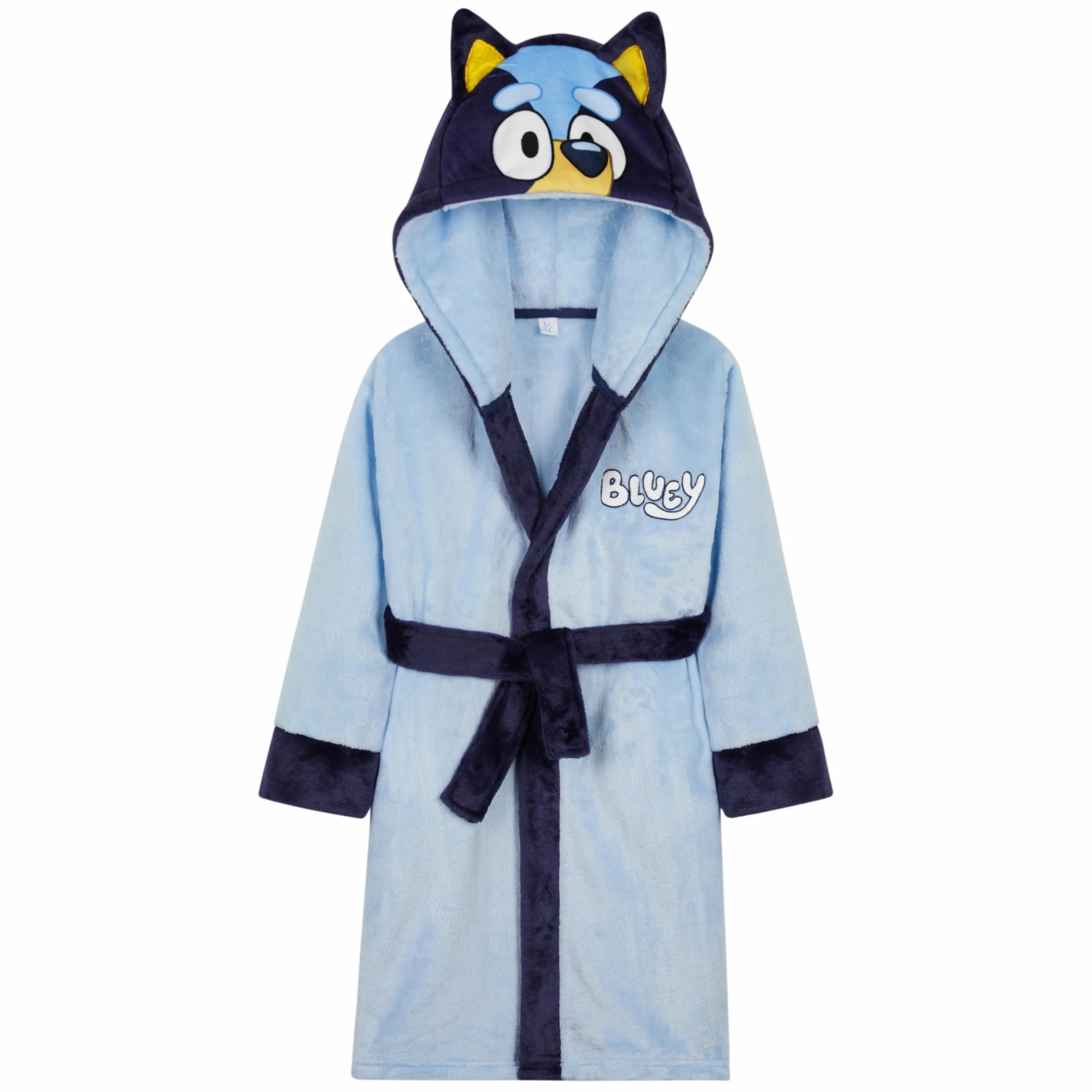 Bluey Bata Casa Niña Niño con Capucha y Cordón Cosido, Bingo Albornoz Infantil Bebe Invierno Polar Cálido, Regalos Niños