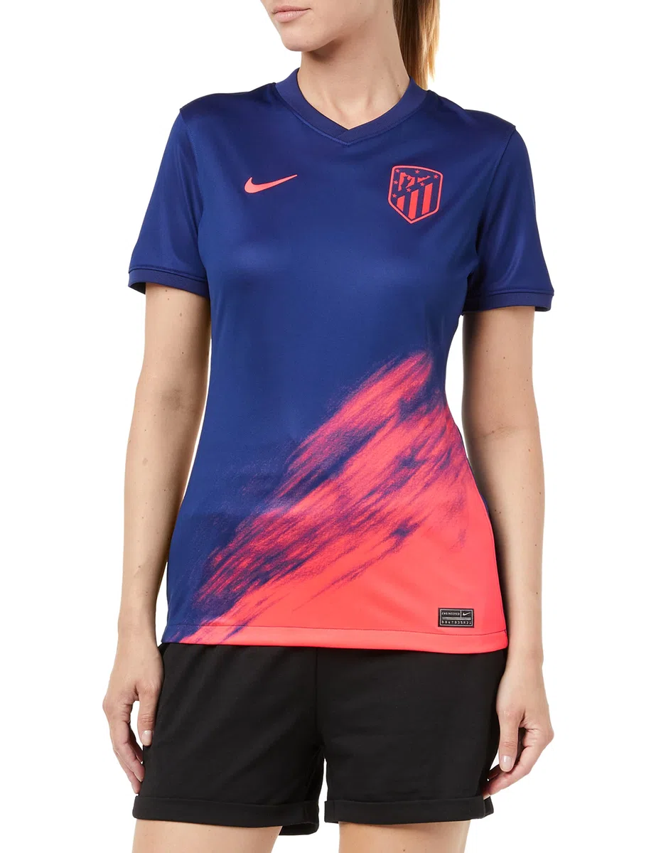 NIKE Atlético de Madrid, Temporada 2021/22, Equipación de Juego, Camiseta Segunda Equipación Camiseta Mujer