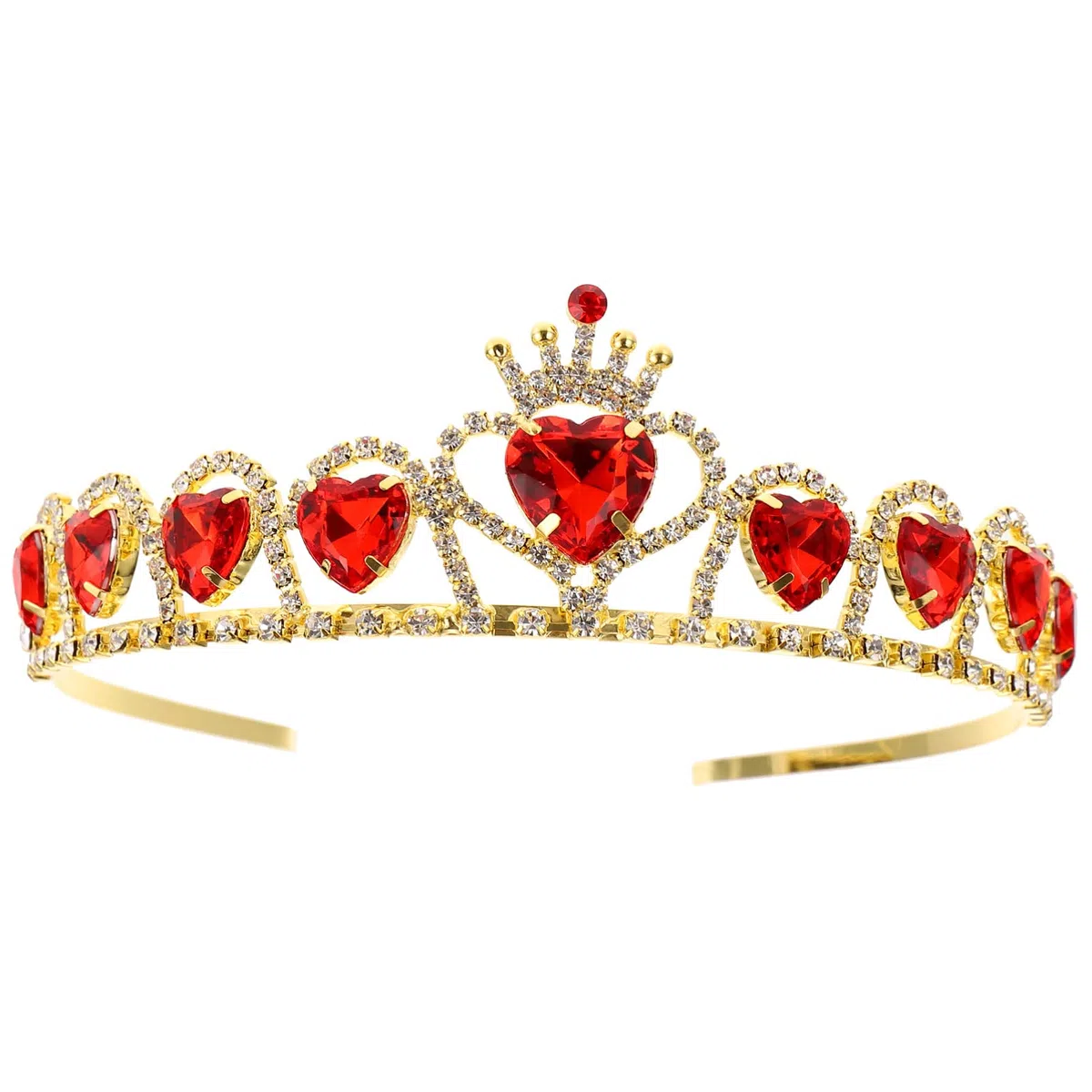 Nupcial De Reina Boda De Las Mujeres Decoración Del Pelo De La Novia De Diamantes De Imitación De Princesa Antiguo Perder Cobre Hierro Acrílico Cristal