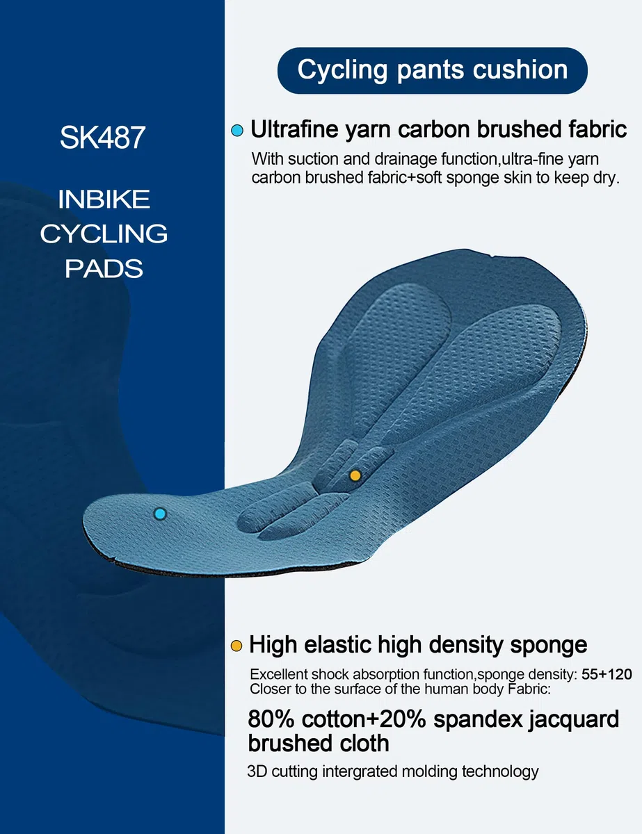 INBIKE Pantalones Ciclismo Mujer Largos Culote Bicicleta Entretiempo Ligeros Montaña MTB Transpirable