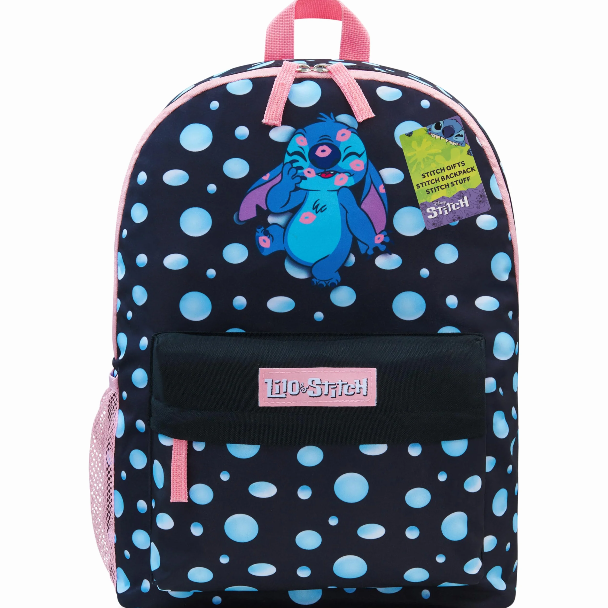 Disney Mochila Niña - Mochila Escolar Niña Infantil Escolar con Espalda Acolchada y Cintas Ajustables – Mochila Colegio con Bolsillo Frontal y Lateral (Negro)