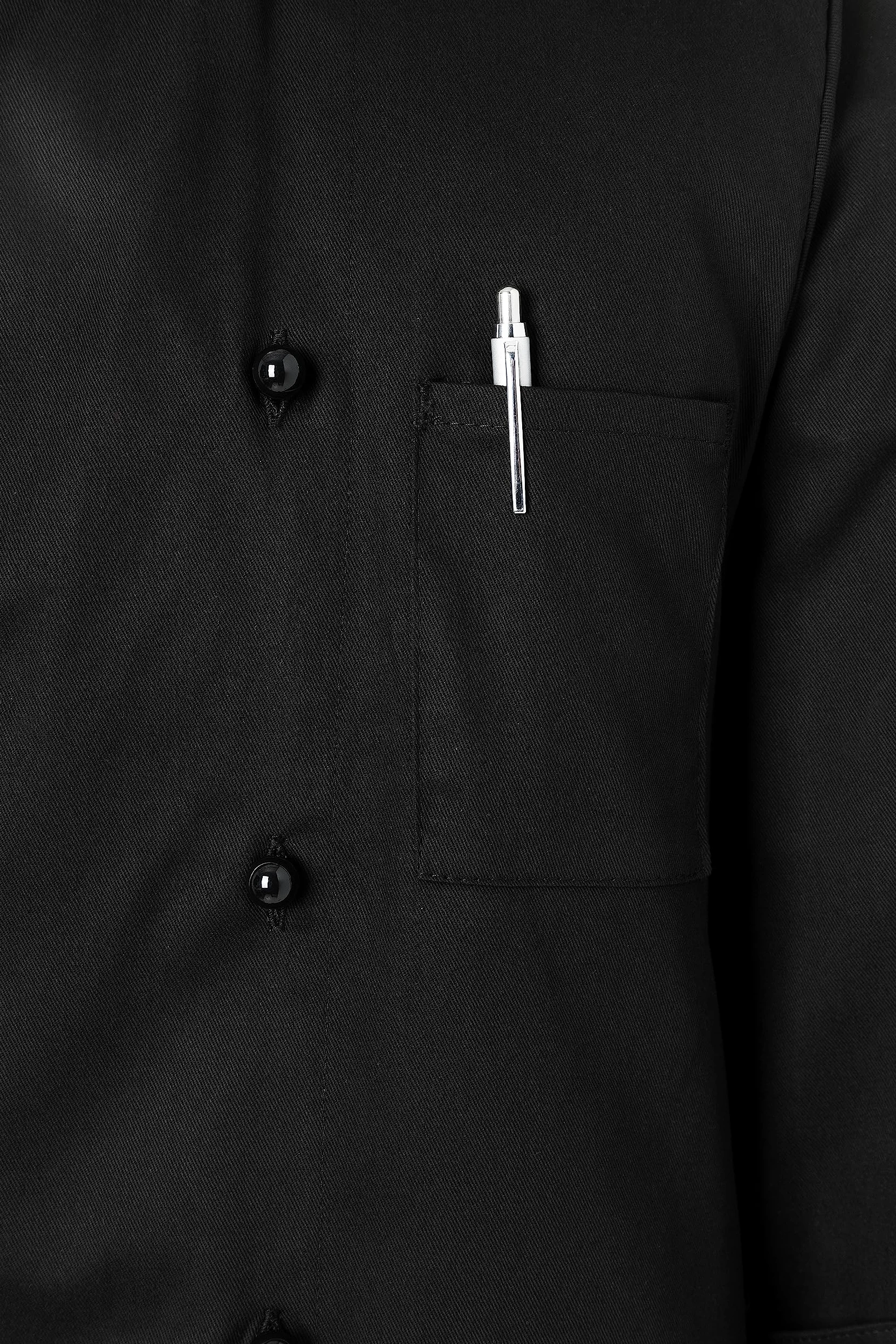 Karlowsky Chaqueta de cocinero básica 100% algodón para mujer y hombre unisex