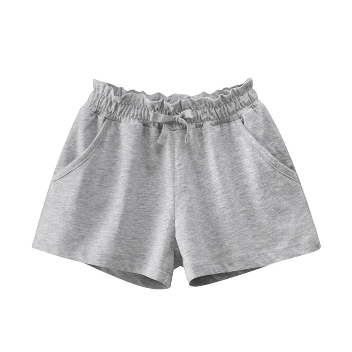 Pantalones cortos para niños pequeños para bebé, niños, niñas, pantalones cortos de verano, informales, sólidos, pantalones cortos activos con bolsillos, conjunto de bebé para niños de 1 año