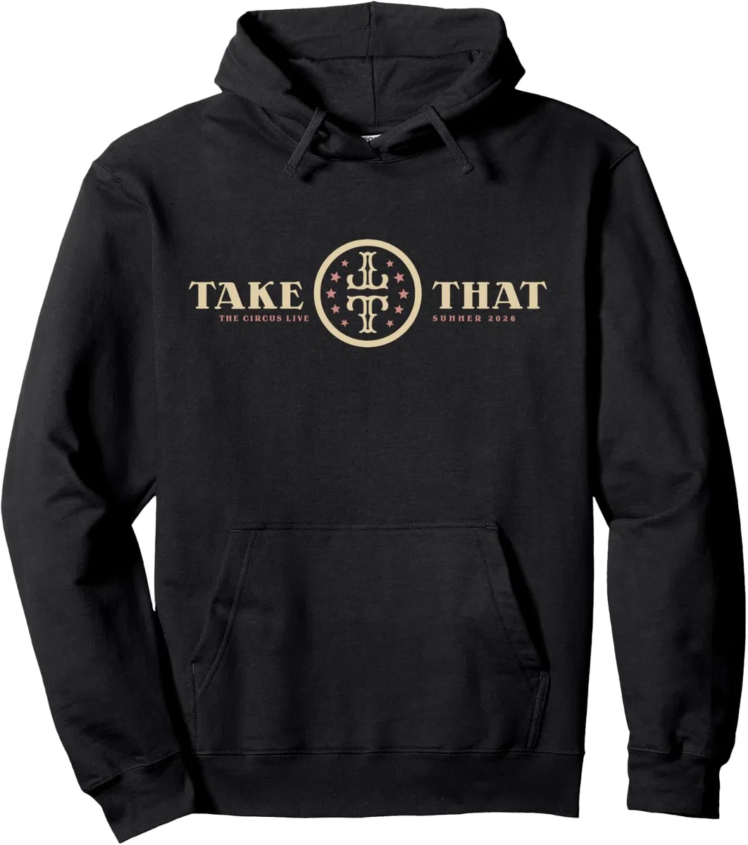 Take That The Circus Logo Tour Dateback Sudadera con Capucha