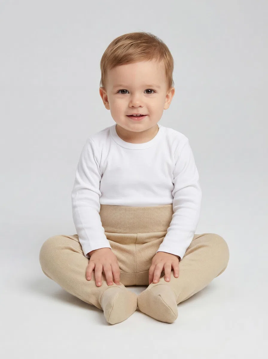 TupTam Pantalón con Pies de Bebé NIños NIña Pack de 5