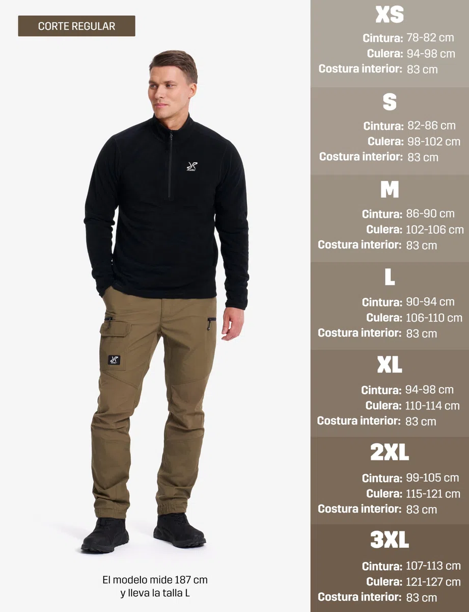 RevolutionRace Nordwand Pantalones Trekking Hombre, Pantalones para Senderismo y diversas Actividades al Aire Libre. Pantalones de Senderismo, Trekking y Trab